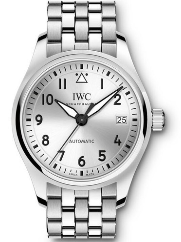 AAA Replica IWC Pilot Automatic Silver Dial Stainless Steel Watch IW324006